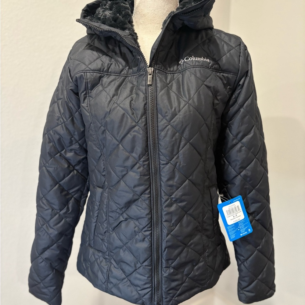 Columbia Women's Charcoal Quilted Puffer Jacket